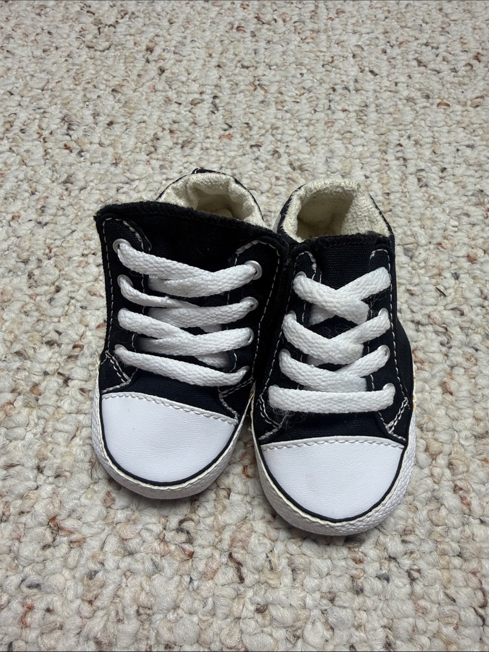 Converse Unisex Chuck Taylor All Star Cribster Sneakers Baby Black Size 3 - C39